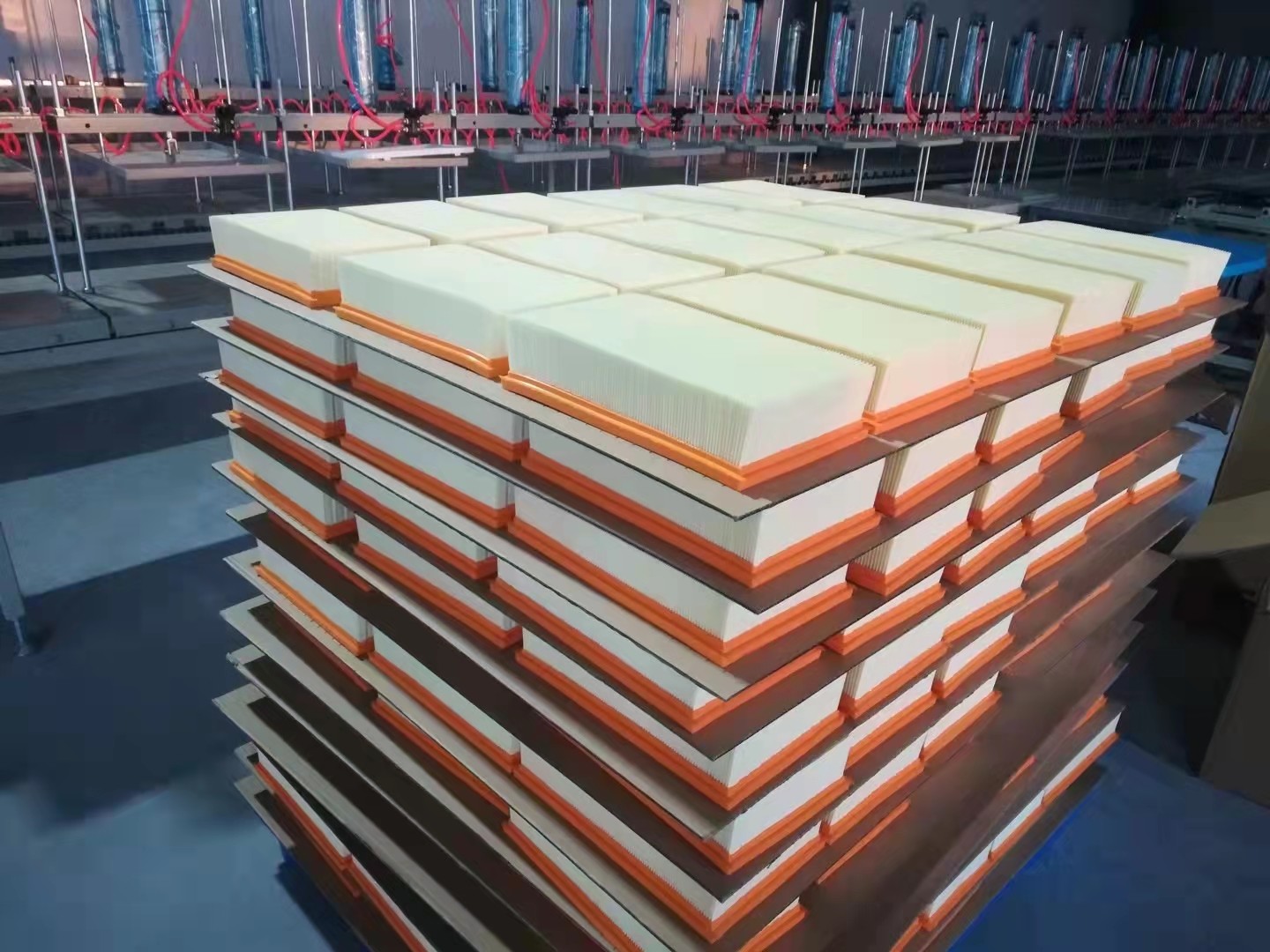 Red Filter Paper PP 17220 - P2J - 003 17220 - P2N - A01 Air Filters Can Be Customized Into Pu