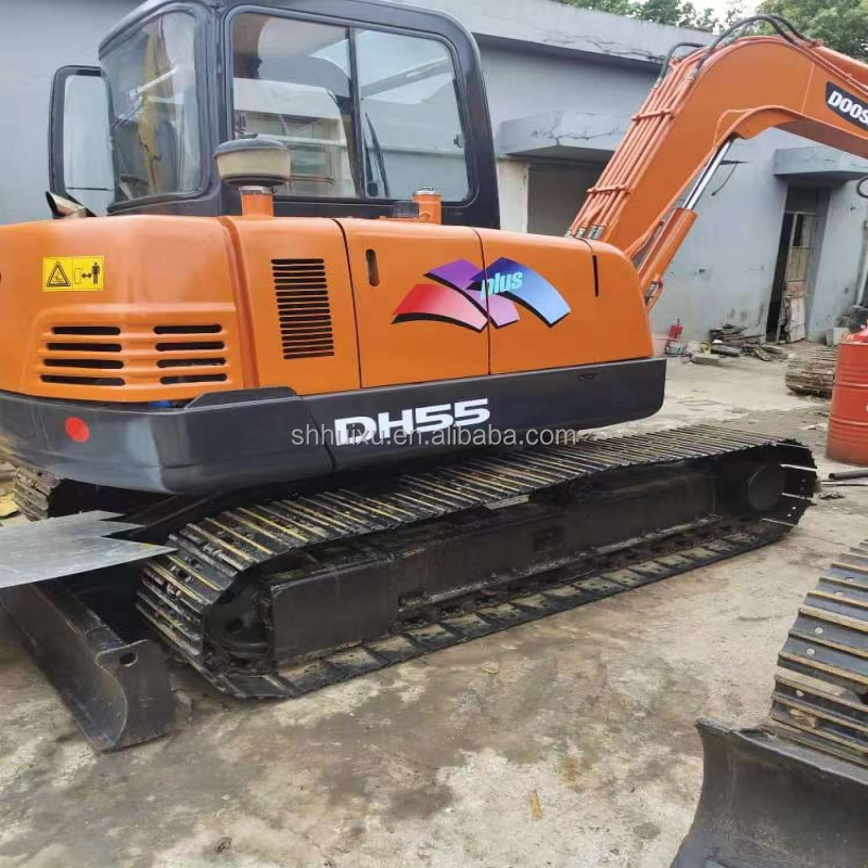 high quality in stock used doosan dx55/second hand crawler mini excavator doosan dx55 on sale