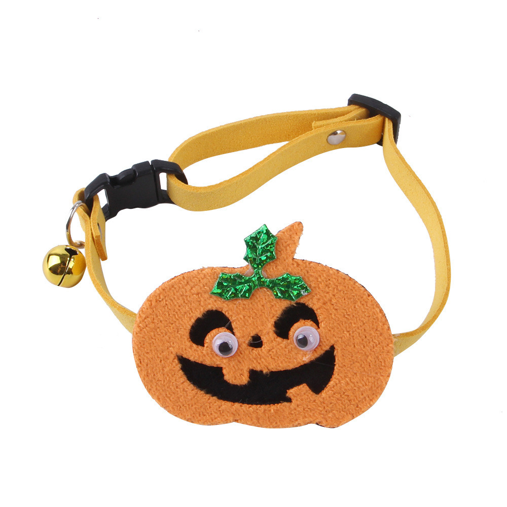 Pet Halloween Accessories Set ABS Dog Bat Hat Pumpkin Cat Collar