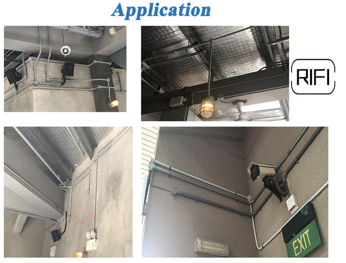 Hot Dipped Galvanized Circular Junction Box OEM Electrical Conduit Box