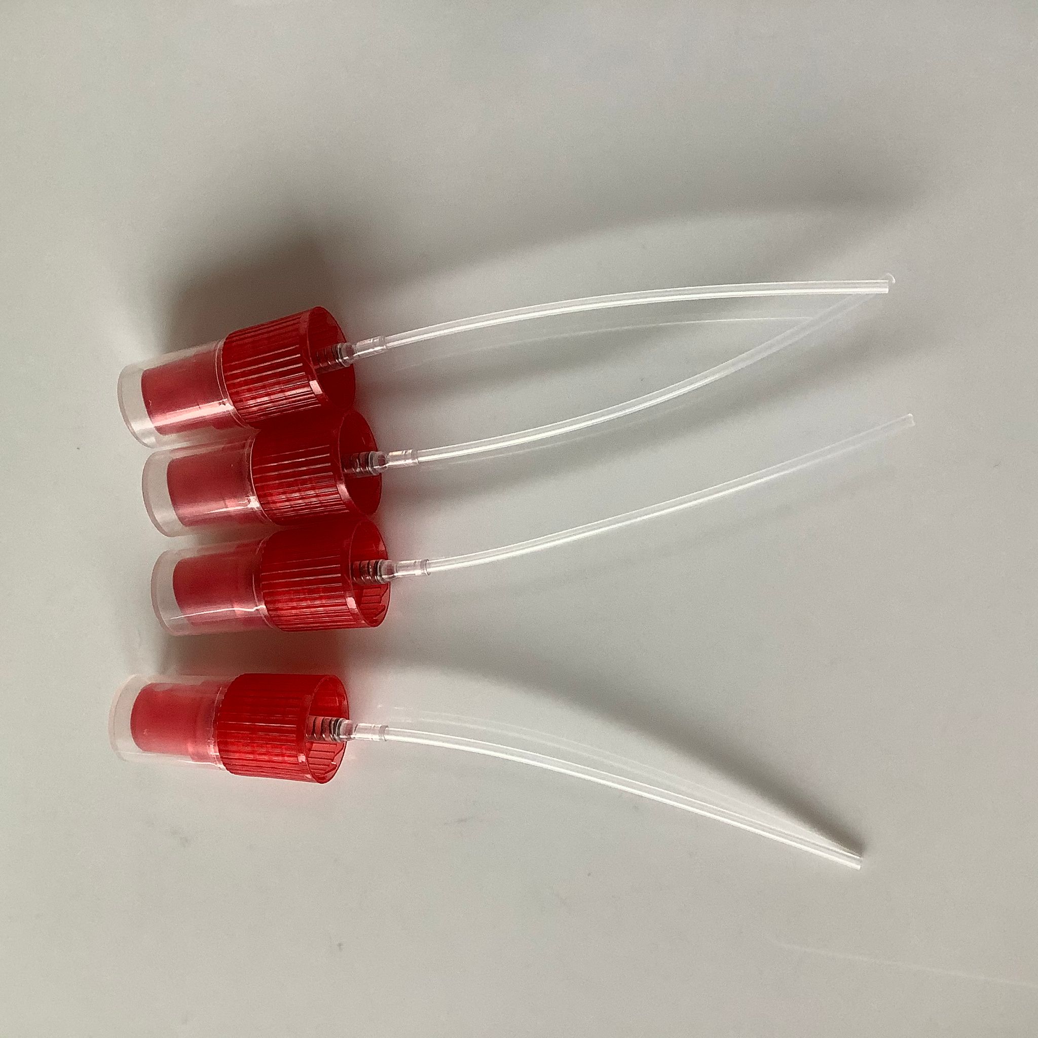 Red Plastic Lotion Bottles With Pump 10ml Plastic Pump Spray Bottles