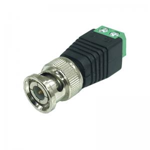 Buy cheap Screw Terminal Blocks Coaxial Cat5 to BNC Male Video Balun Connector product