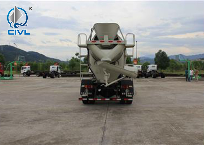 4X2 Light Cement Mixer Truck 4cbm Howo Concrete Mixing Truck 130hp
