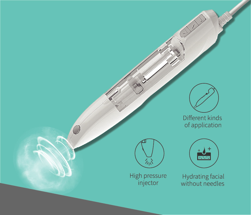 Needle Free Meso Hydra Facial Machine For Hydrating Facelifting Skin Whitenting