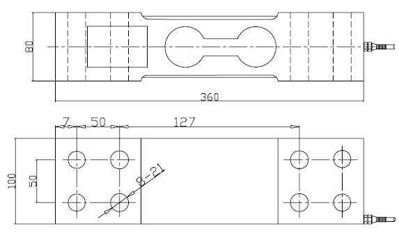 500kg Single Point Parallel Beam Weighing Load Cell