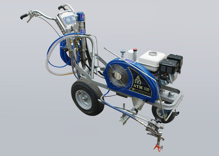 Single Gun Cold Solvent Filter Cold Paint Road Marking Machine
