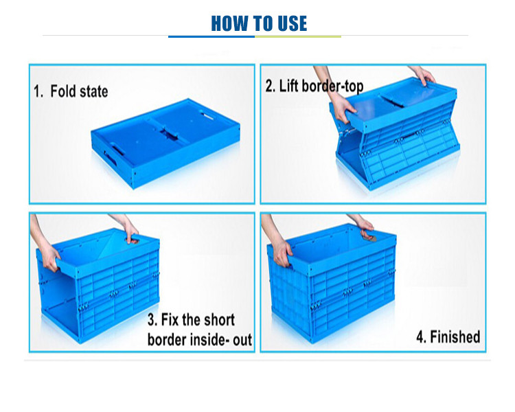 70L Heavy Duty Solid Moving Plastic Wholesale stacking Boxes