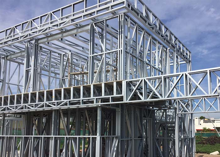 Light Steel Frame Prefabricated Houses Quick Installation for bungalow