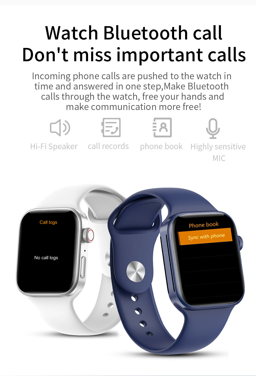 IWO Z36 Series 7 Smart Watch 170mAh 1.7" DIY Face Blood Pressure Smartwatch