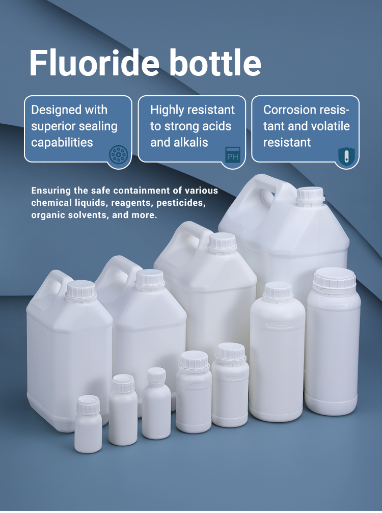200ml Customized Round White HDPE Plastic Bottles for Pesticides and Detergent Liquid