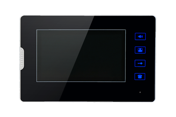 7inch touch key and intercom system unlock by password and ID card WIFI video door phone for villa