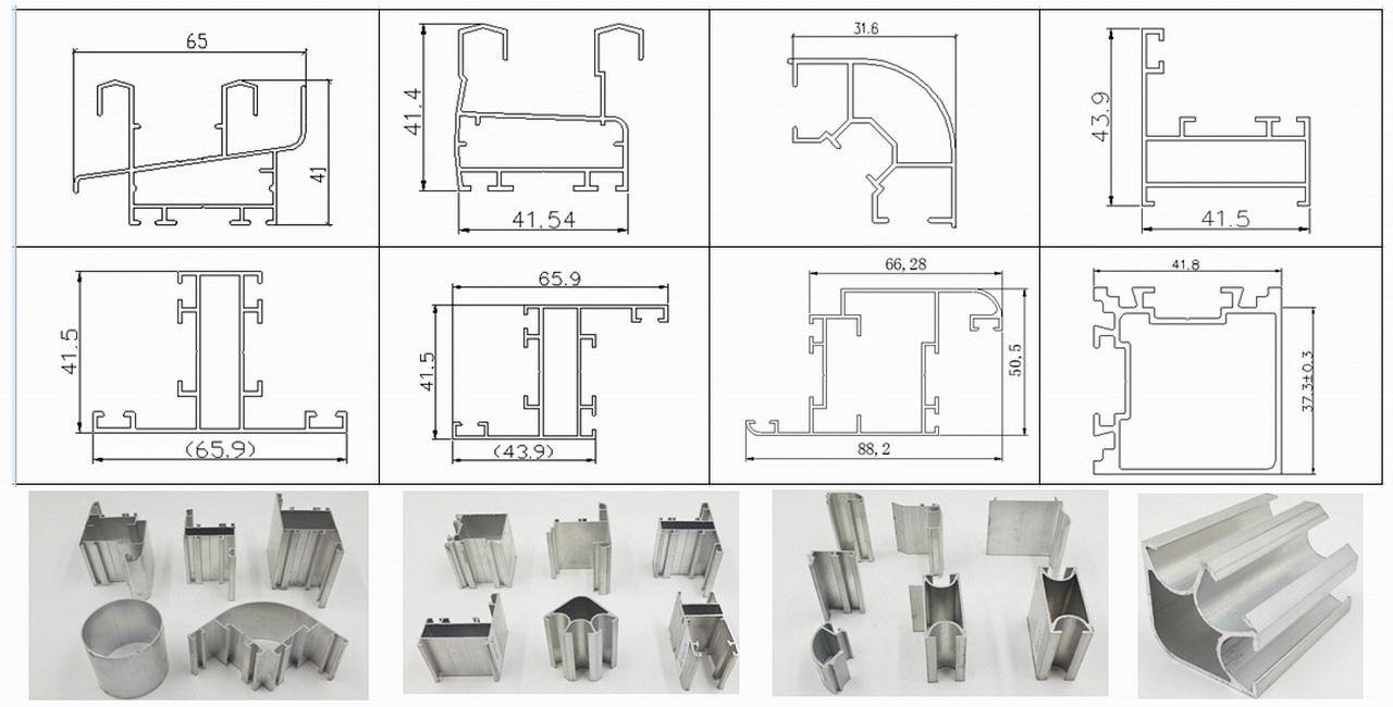 High Quality Anodized Aluminum Curtain Wall Profiles
