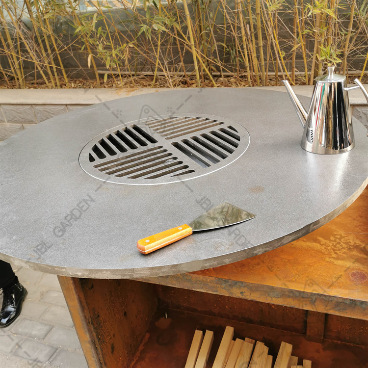 Weather Proof Garden Metal Barbecue Grill Fire Pit BBQ Charcoal Grill Antirust