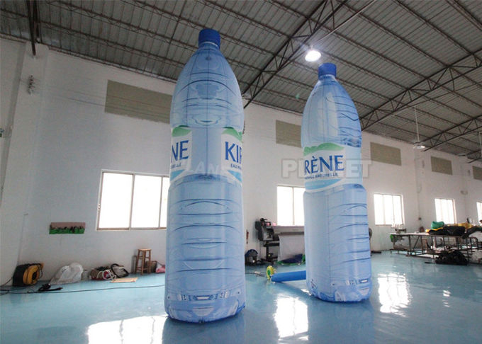 Tarpaulin Inflatable Advertising Drinking Bottles For Promotion