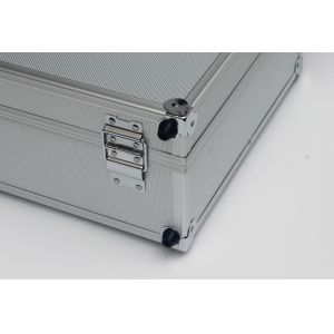 Silver Aluminum Tool Case With Pick And Pluck Foam Insert