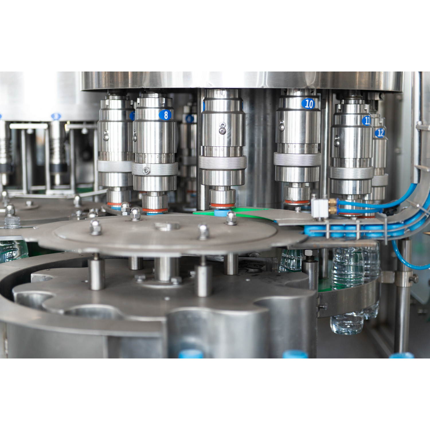 Plastic Bottle Rinsing Machine Pet Beverage Drinking Water Capping Machine