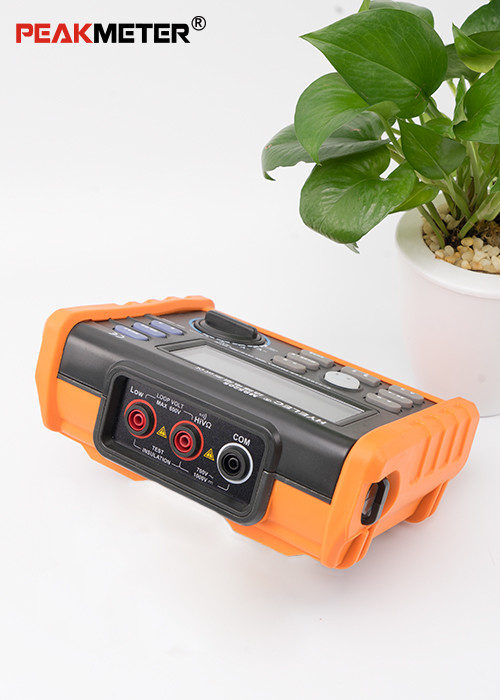 DC 250 / 500 AC 750V Digital Insulation Resistance Tester Low Voltage Indication