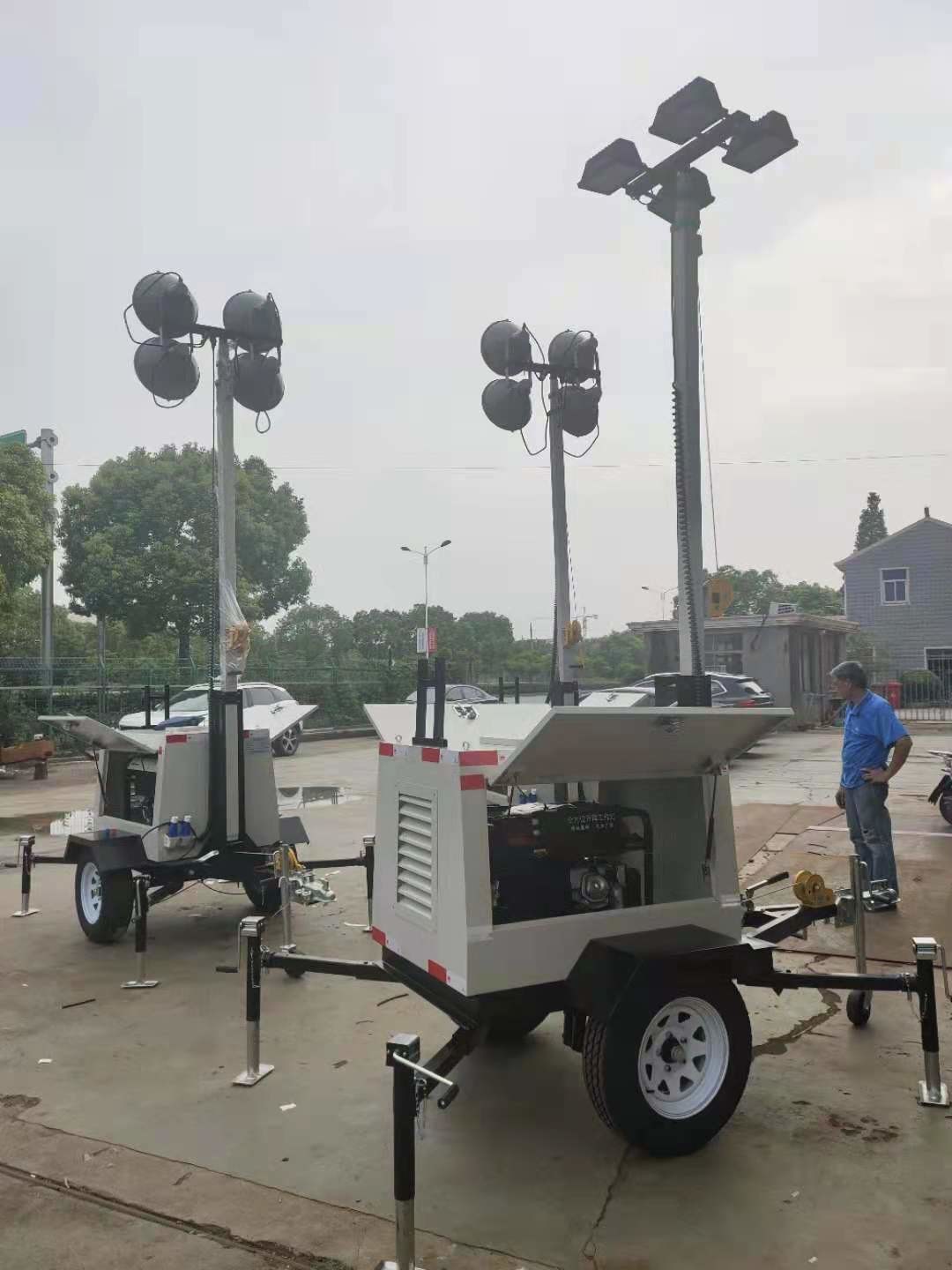Mobile Lighting Vehicle Automatic Lifting Outdoor Night Construction Lighting