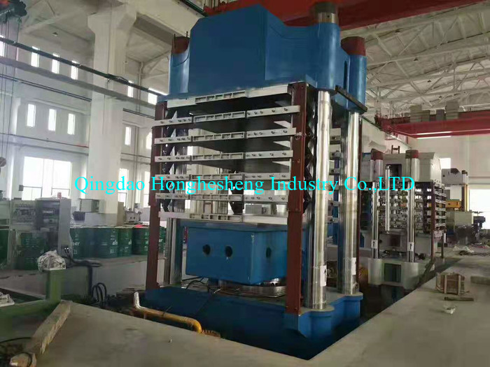 4 6 Layers Foam Rubber Sheets Vulcanizing Press EVA Mat Foaming Machine