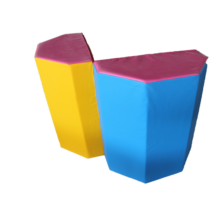 Cylinder Foam Shape Half Moon Soft Play Shape For Physical Education Equipment