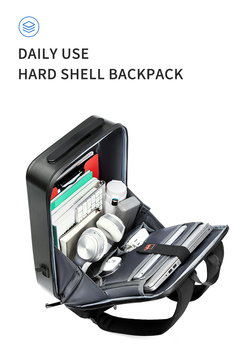 Unisex Laptop School Waterproof Business Backpack Below 24 Litre Capacity