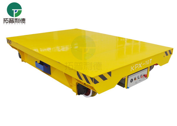 Large Capacity Warehouse Battery Drive Transfer Cart Supplier On Rail