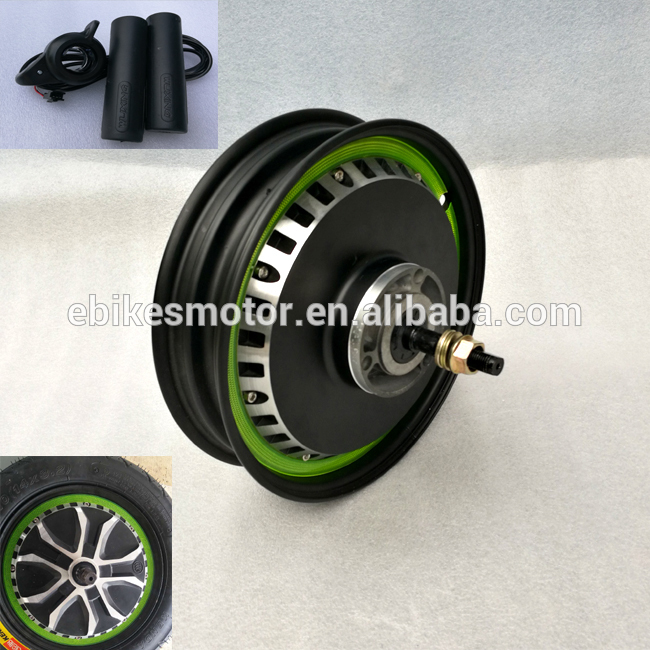 10inch DC electric wheel hub motor in wheel for sale/ fat whole wheel electric bike kits