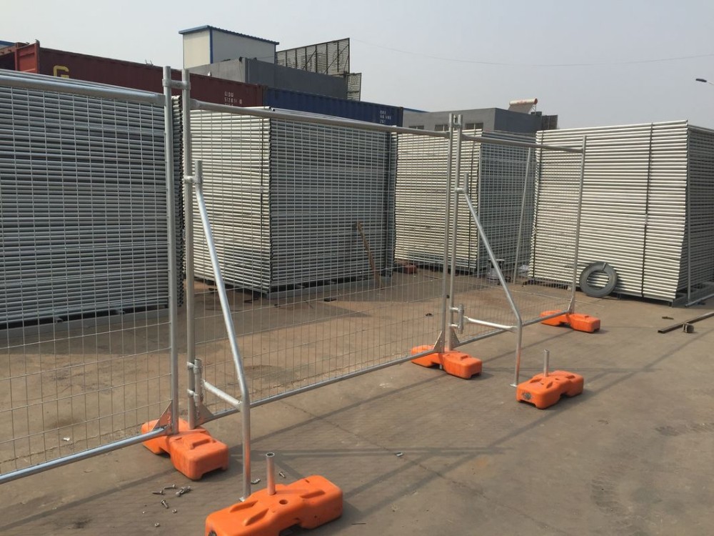 Hot dipped Galvanized Metal Steel Construction Temporary Fence