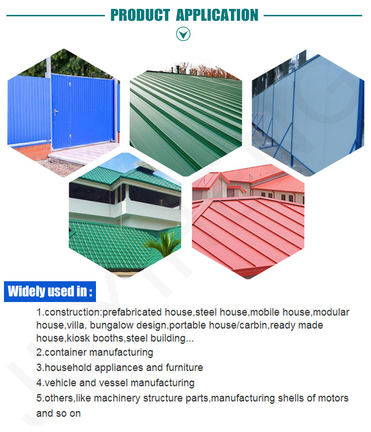 Purple Red Prepainted Corrugated Roofing Sheet DX51D PPGI Roof Sheet