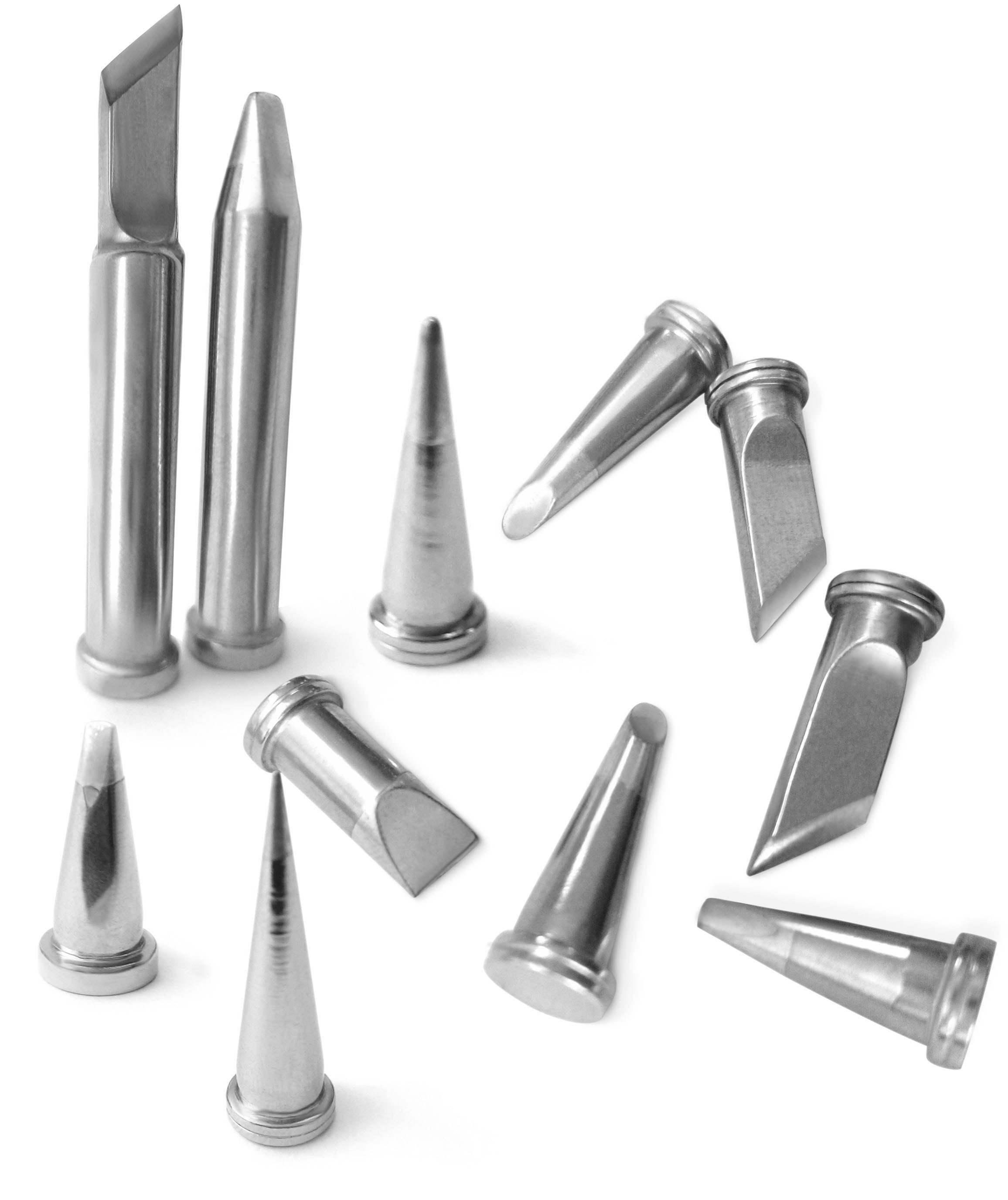 Industrial Weller Soldering Tips Wear Resistant Practical Copper
