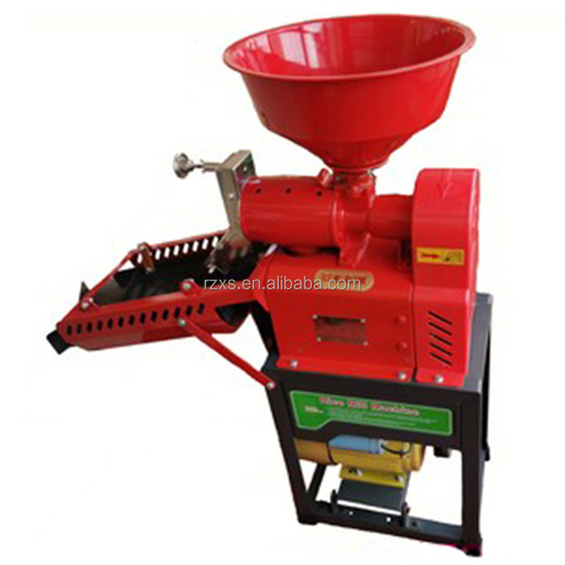 180kg/h Competitive Mini Auto Corn Rice Roller Milling Machine with Polishing Country