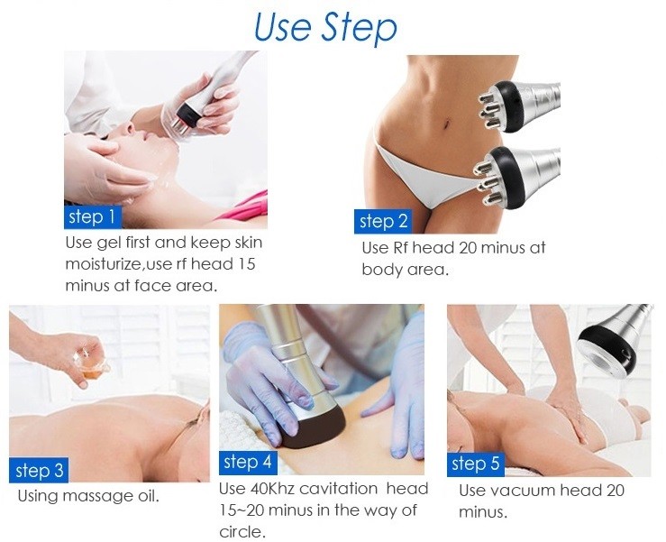 Kim 8 Cavitation Slimming Machine 5 In 1 Vacuum RF ABS Metal