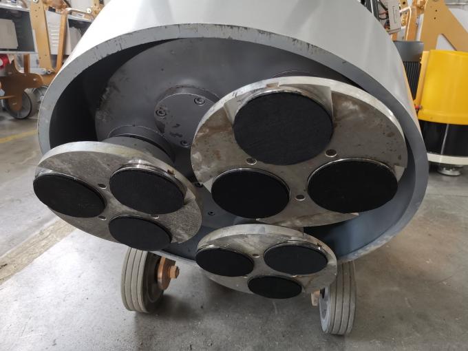 9 Heads Manual Concrete Floor Polisher Single Phase Planetary System 3