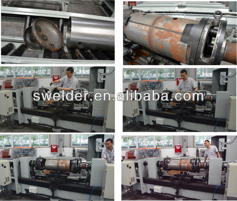 Auto Circumferential Seam Welding Machine For Metal Water Heater Inner Tank