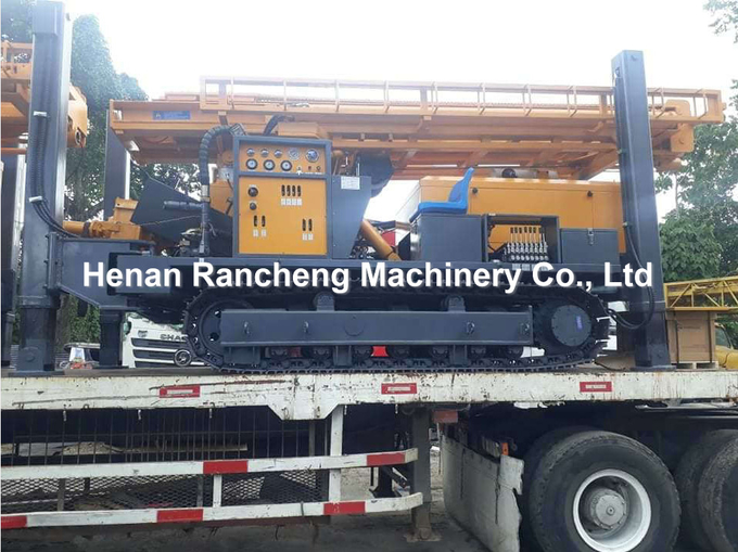 200m Automatic Crawler Mounted Diesel Engine Borehole DTH Pneumatic Water Well Drilling Rig Machine
