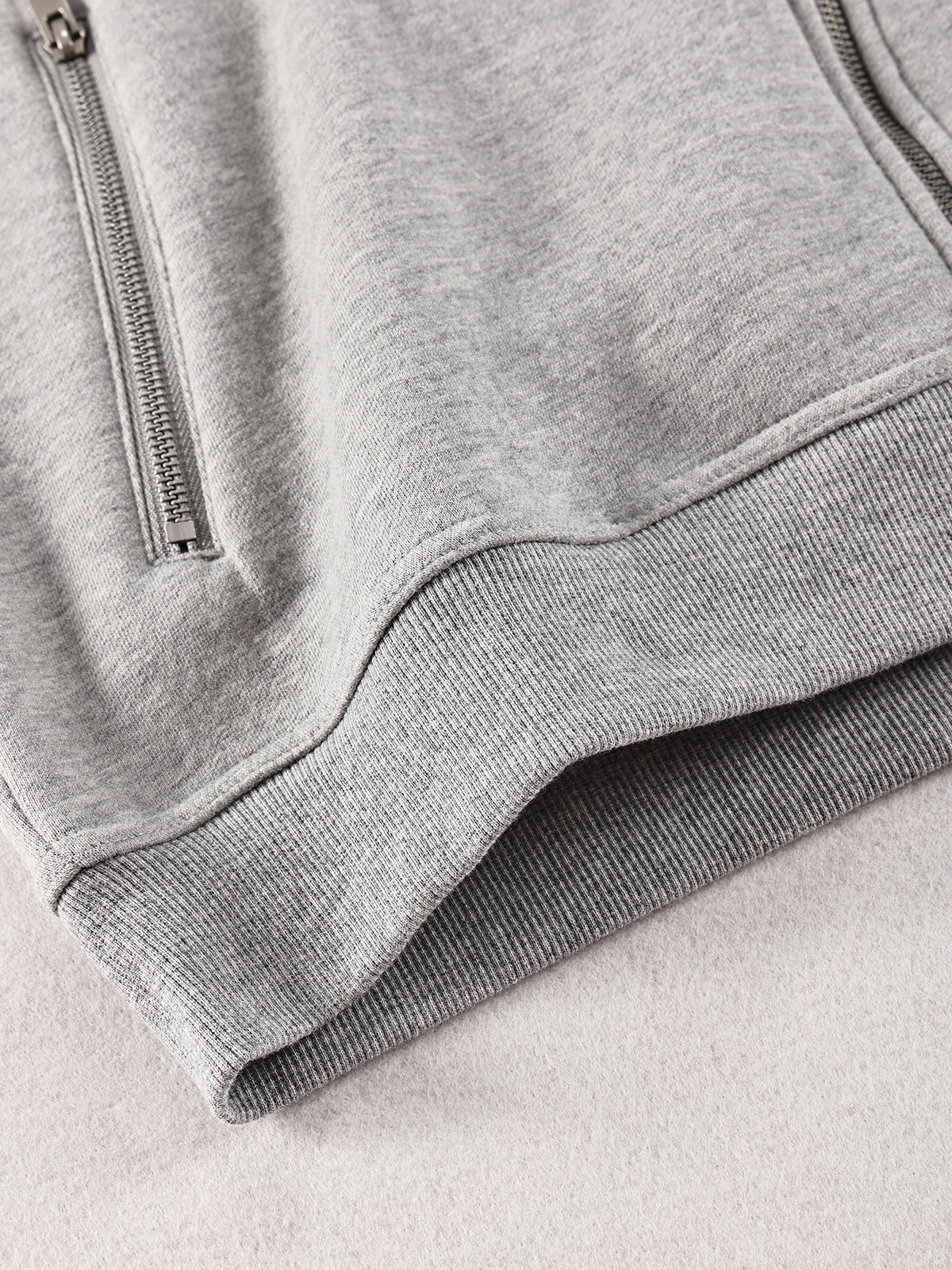 Streetwear Designers Zipper Sweatshirt Thick Men's Sport Pullover Oversized 360g Polar Fleece Knitting Pullover