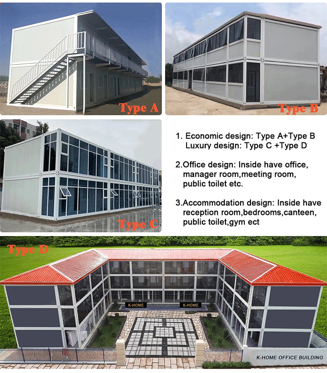 Prefab Prefabricated Container House Expandable Prefabricated Modular Classrooms
