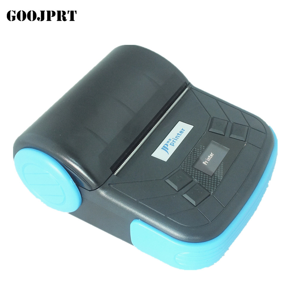 Mini Black Color Portable Printer For Mobile , Portable USB Printer 58mm Width