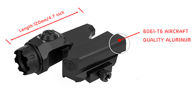 Waterproof Tactical Hunting Scope Matte Finish 6 x Magnification D-EVO 6x20mm