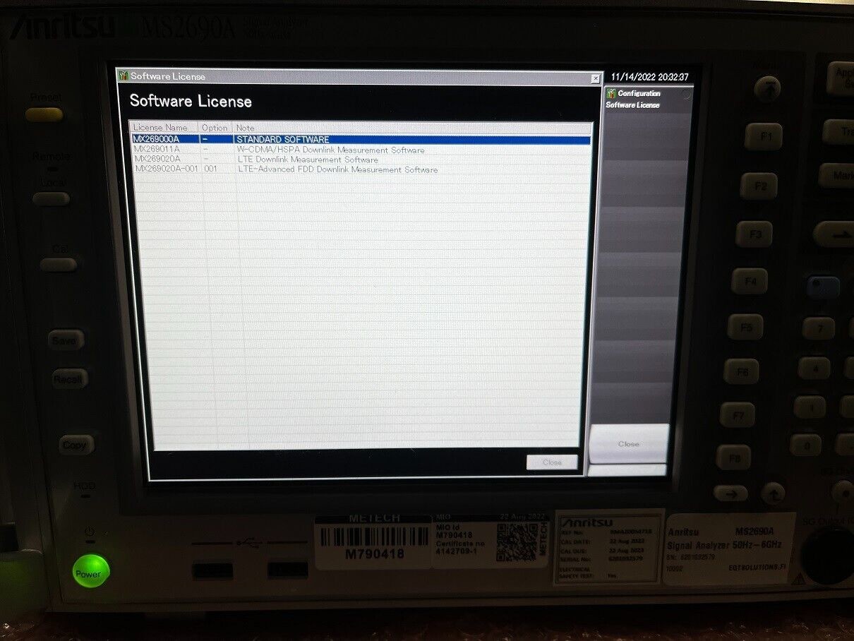 Used MS2690A Anritsu Signal Spectrum Analyzer For Testing Fast Delivery