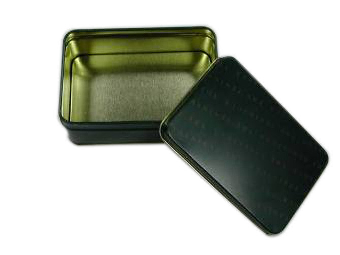 Recyclable Colorful Gift Tin Can Square Shape Non Toxic Food Grade Material