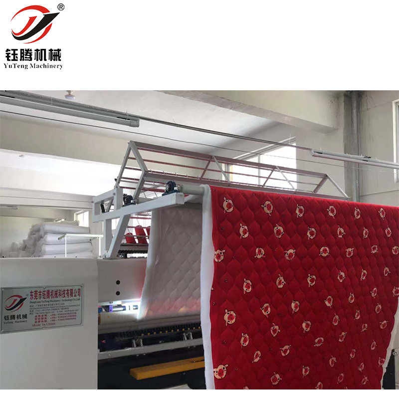 128 Inch High Speed Multi Needle Comforter Lock Stitch Quilting Machine Automated