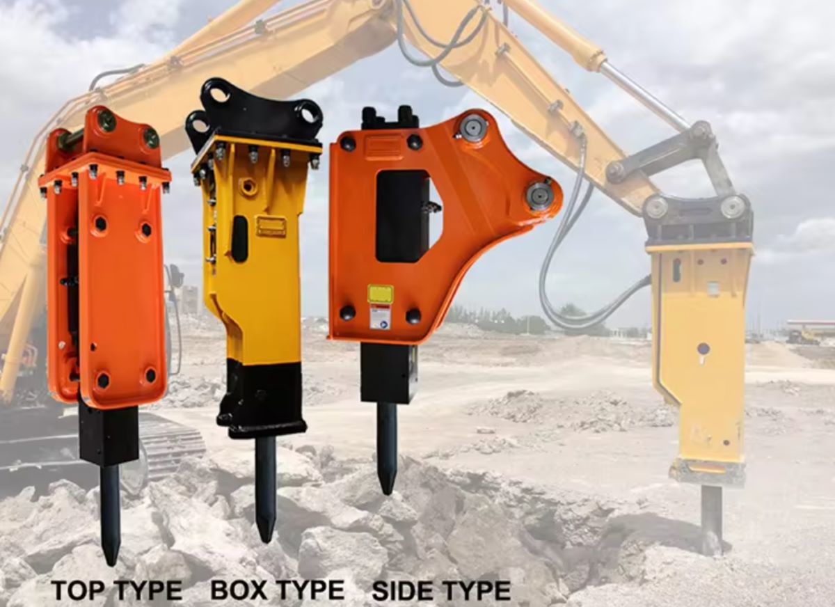 Tool 45mm SB45 1.2-3ton Top Type Mini Excavator Rock Breaker For John Deere Bobcat Backhoe Loader