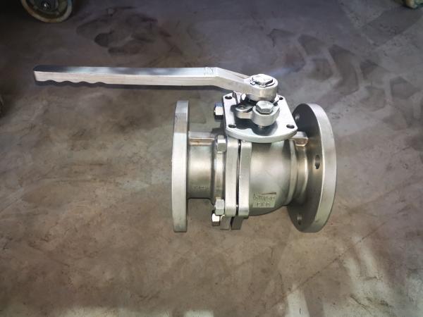 316l Stainless Steel Ppl Seat Lining Flange Ball Valve , Industrial Control