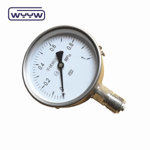 Buy cheap WYYW factory 100mm stainless steel price of pressure gauge product