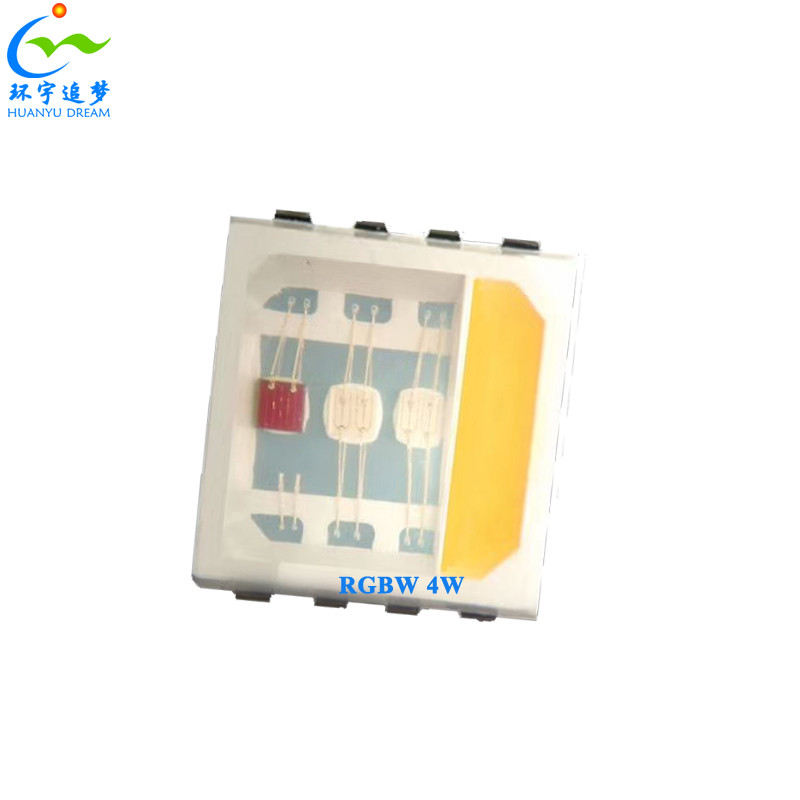 4W High Power Multi Color SMD LED 5054 4 In 1 Red Green Blue White