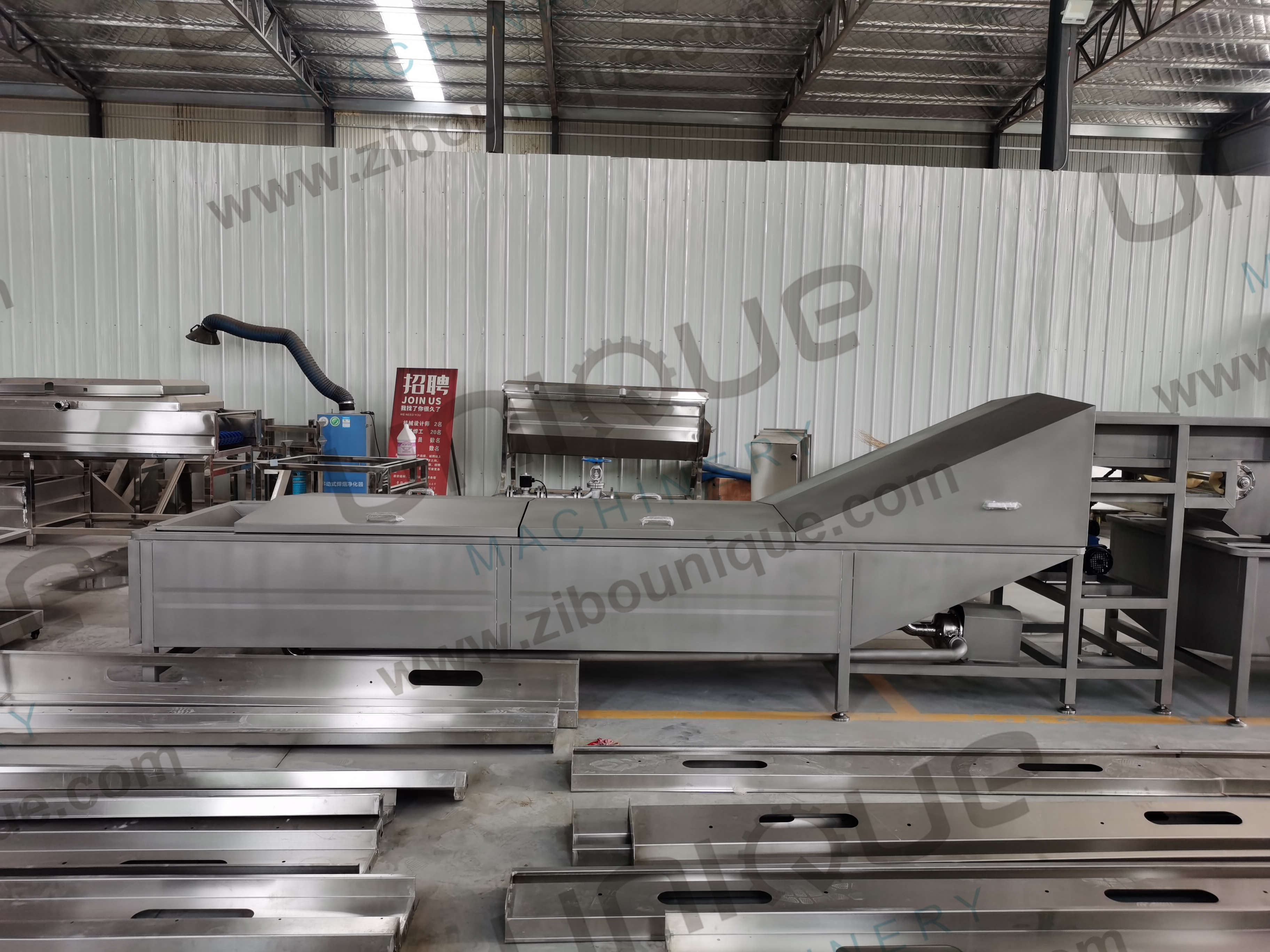 Stainless Steel 304 Fruit and Vegetable Blanching Machine for Large-Scale Production