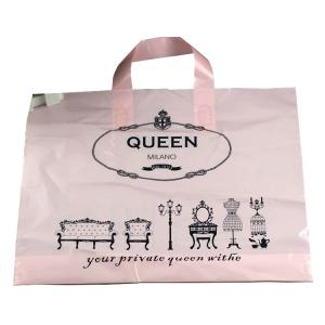 China Reusable Die Cut Handle Shopping Bags Lightweight Patch Handle Carrier Bags on sale