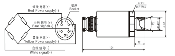 50MPa Miniature Pressure Transducer