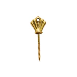 Buy cheap Gold Finishing Adult Coffin Screw 5cm European Style With Basement product